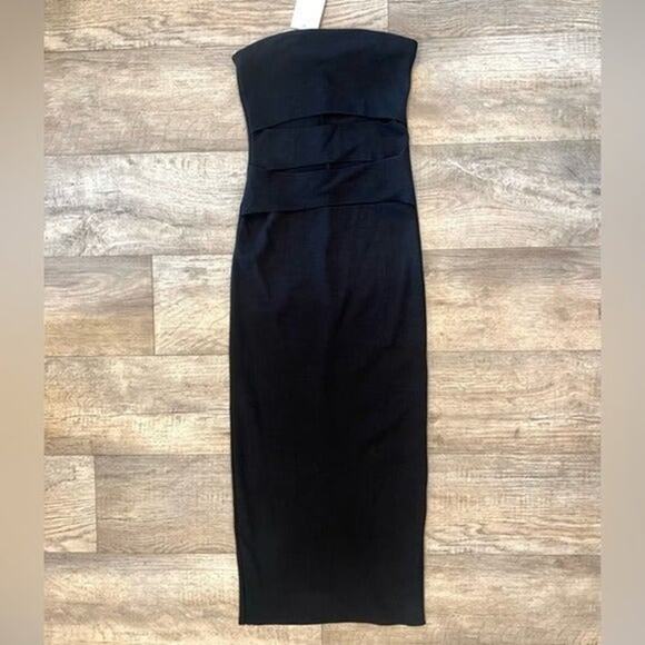 ZARA BLOGGER FAVE!!! Fitted Midi Dress NWT LAST ONE!!! - Picture 15 of 16
